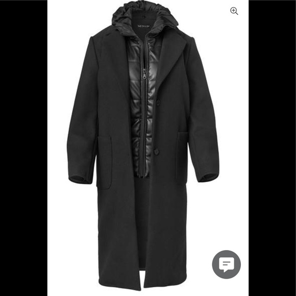 VENUS Layered Coat And Vest Set - Picture 2 of 7